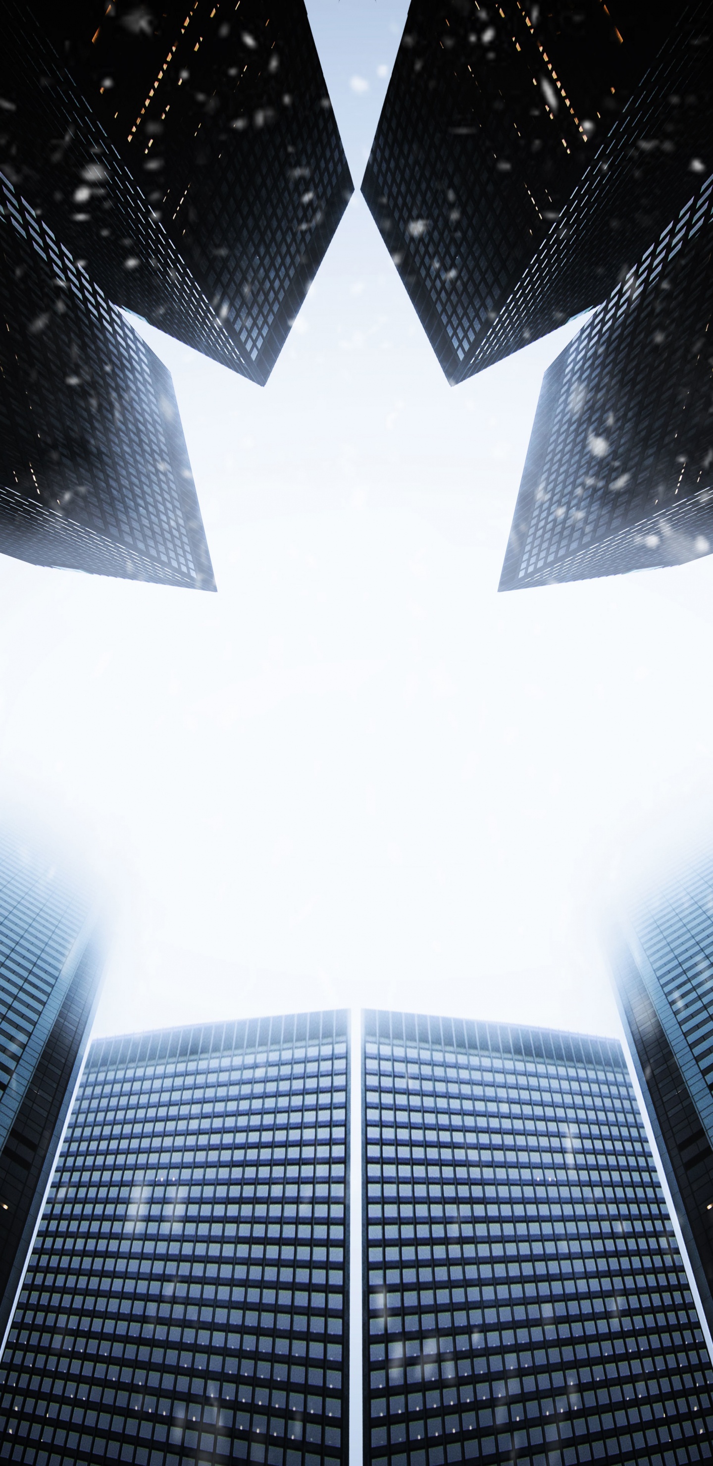 Обои архитектура, здание, абстрактное искусство, арт, свет в разрешении 1440x2960