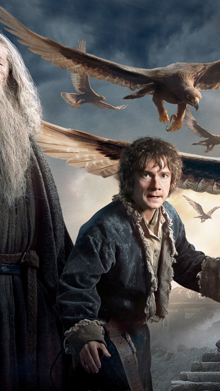 Обои Гэндальф Хоббит, Иэн Маккеллен, Хоббит Пустошь Смауга, гендальф, Бильбо Бэггинс в разрешении 750x1334