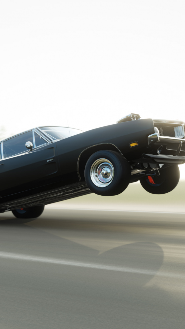 Обои горизонт Forza 4 Dodge зарядное устройство, dodge, авто, спорткар, Dodge Зарядное Устройство в разрешении 750x1334