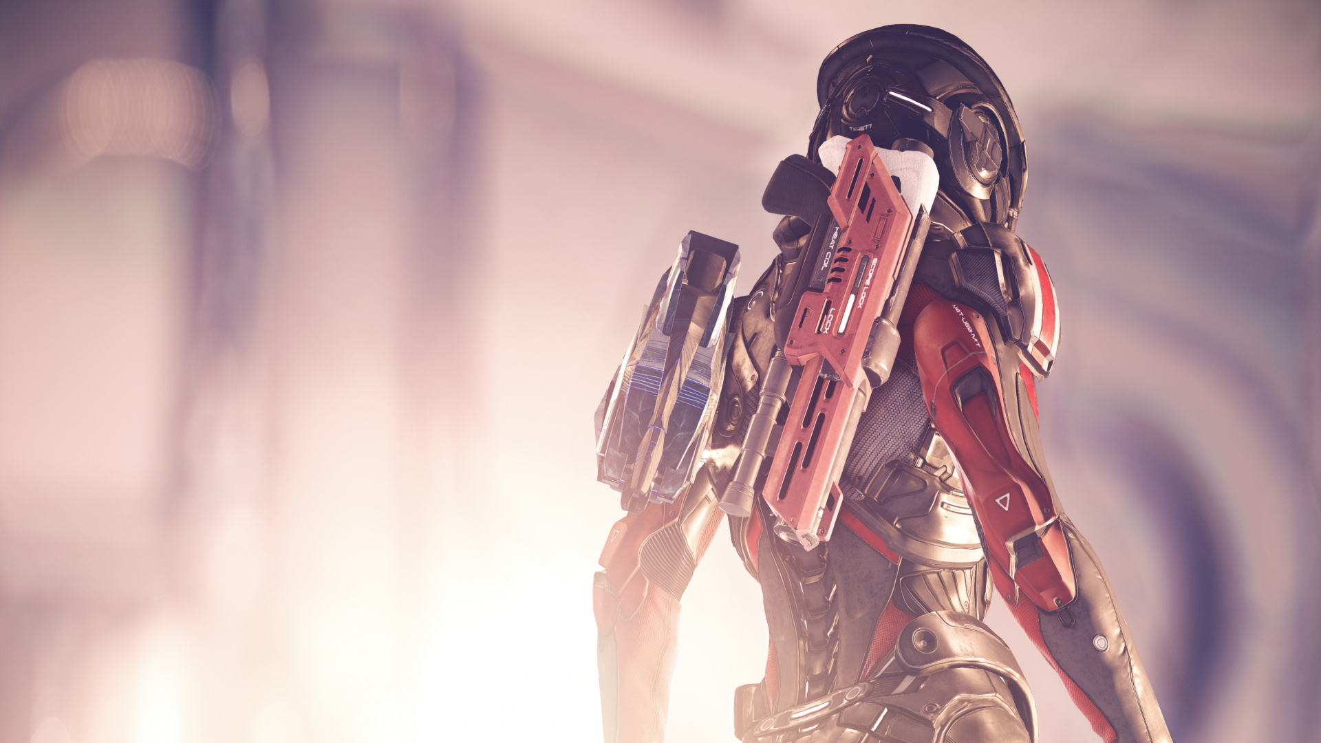 Обои человеческое тело, плоть, игра, масс эффект 3, масс эффект Андромеда в разрешении 1920x1080