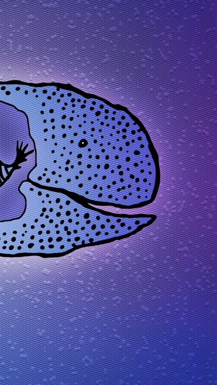 Обои синий цвет, морская биология, синий, море, Кит в разрешении 720x1280