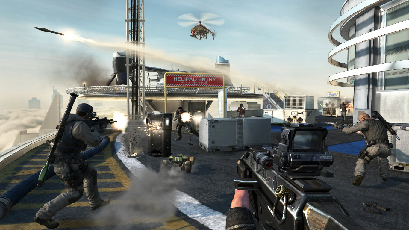Обои call of duty black ops ii, call of duty black ops, call of duty zombies, playstation 3, activision в разрешении 1366x768
