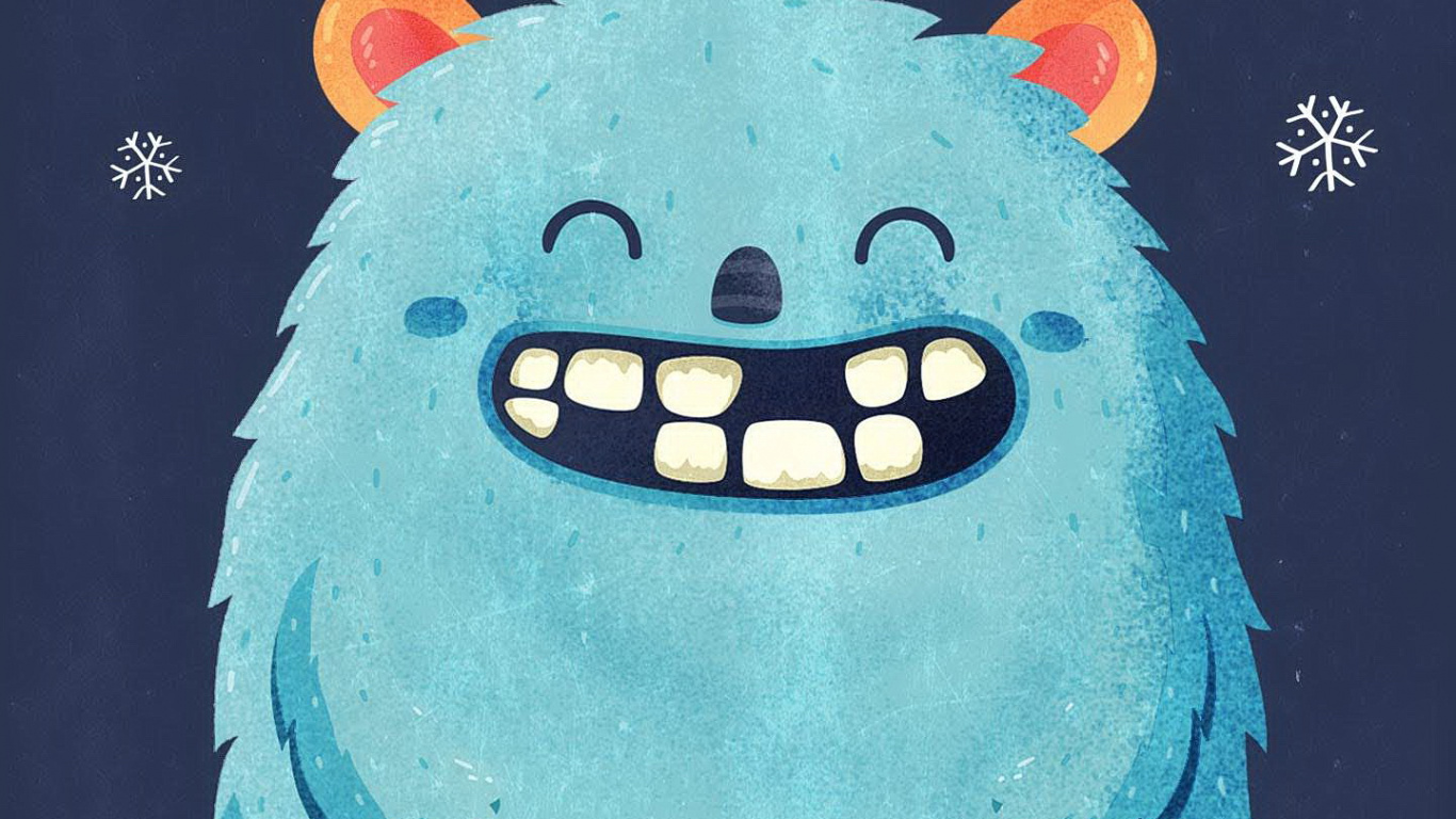 Обои плюш, иллюстрация, арт, графика, векторная графика в разрешении 1366x768