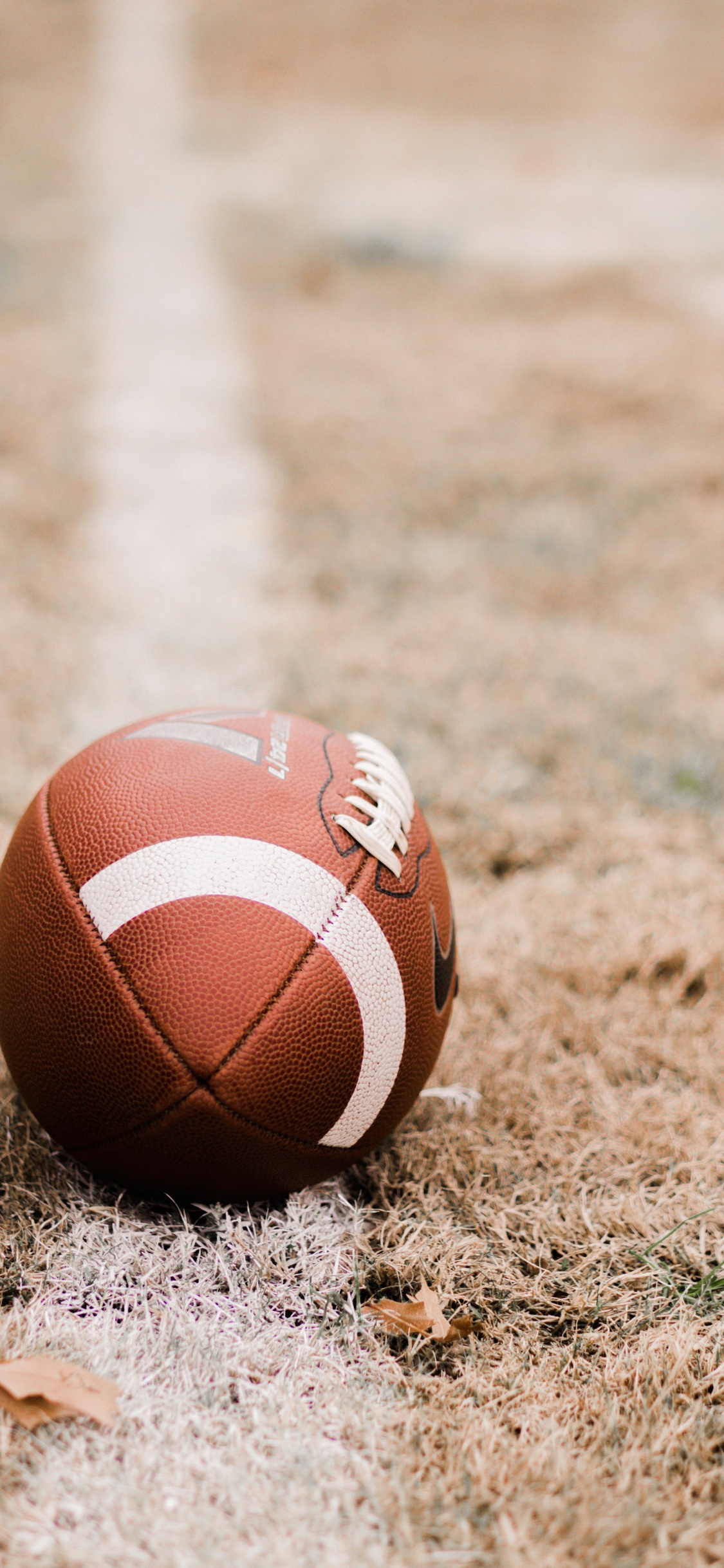 Обои американский футбол, мяч, футбол, командный вид спорта, футбольный мяч в разрешении 1125x2436