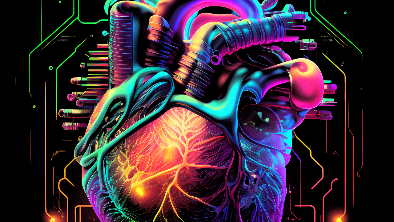 Обои графический дизайн, арт, пурпурный цвет, Визуальный эффект освещения, электрик в разрешении 1280x720