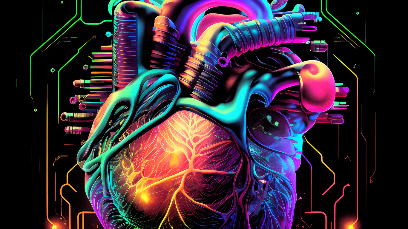 Обои графический дизайн, арт, пурпурный цвет, Визуальный эффект освещения, электрик в разрешении 1366x768