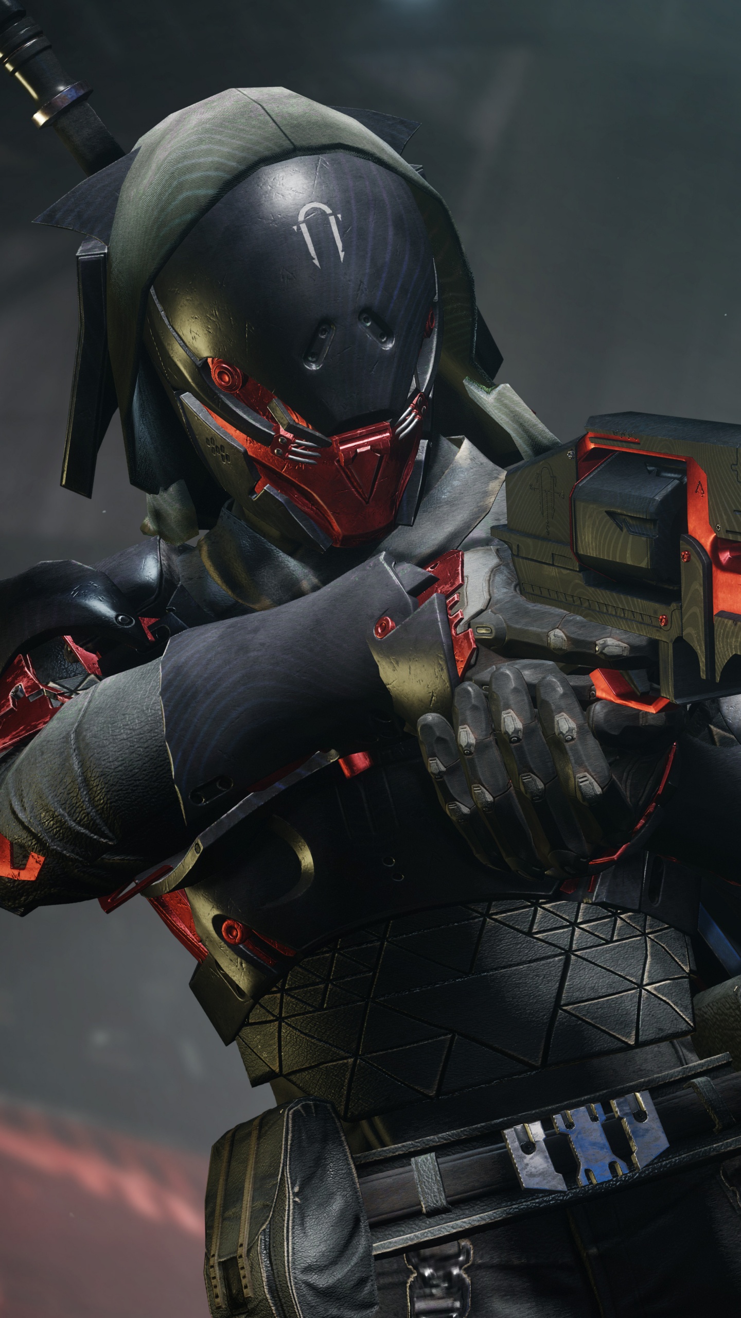 Обои destiny 2 forsaken, Судьба 2 пост-релиз по материалам, bungie, шутер, компьютерная игра в разрешении 1440x2560