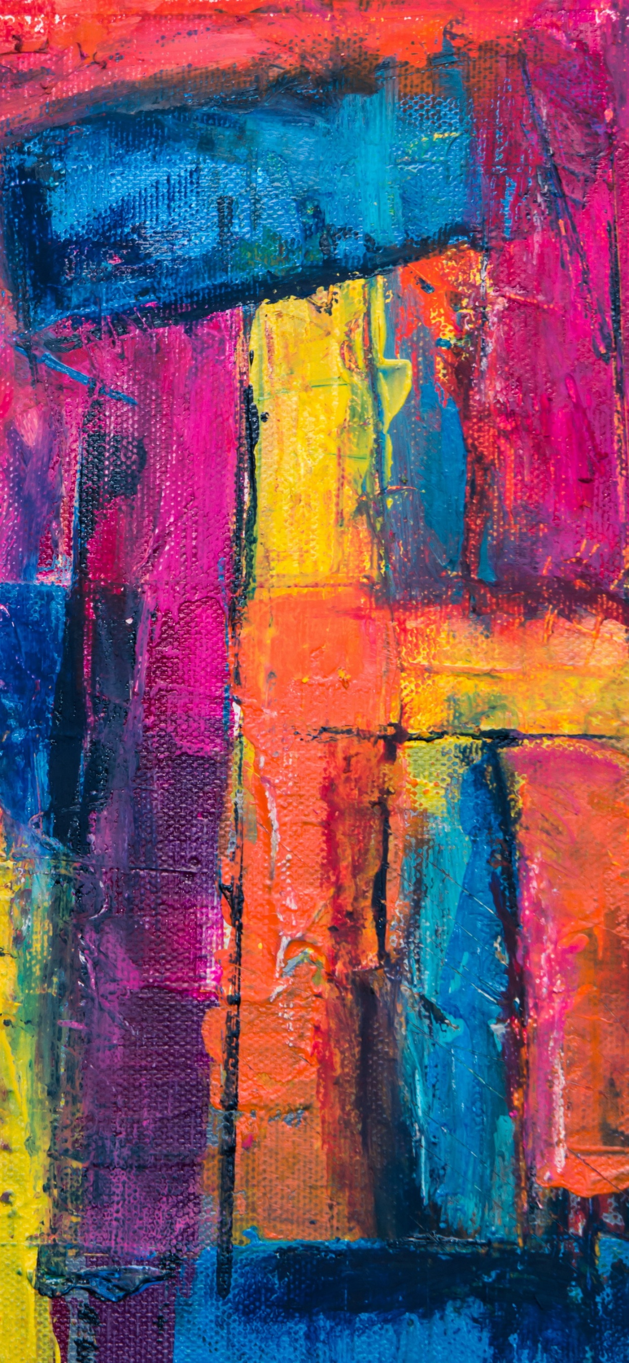 Обои соляной собор, soundcloud, арт, красочность, художественная краска в разрешении 1242x2688