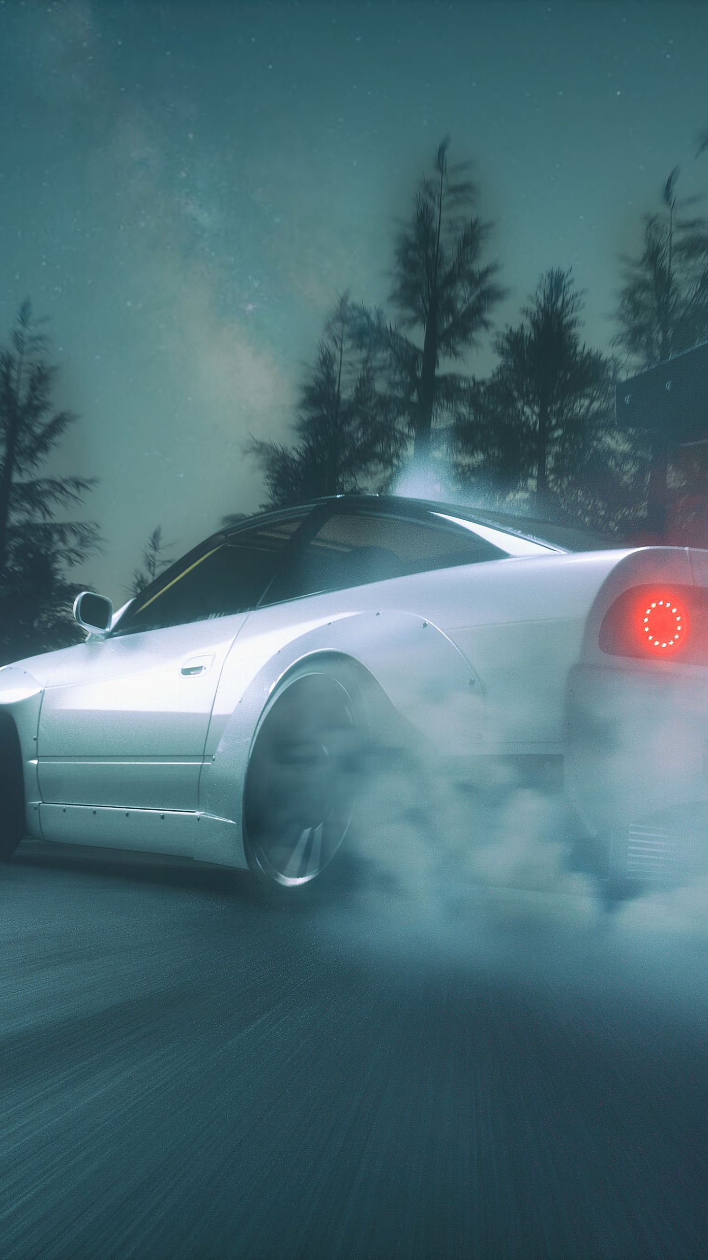 Обои Король, игры, спорткар, вождение, снег в разрешении 1440x2560