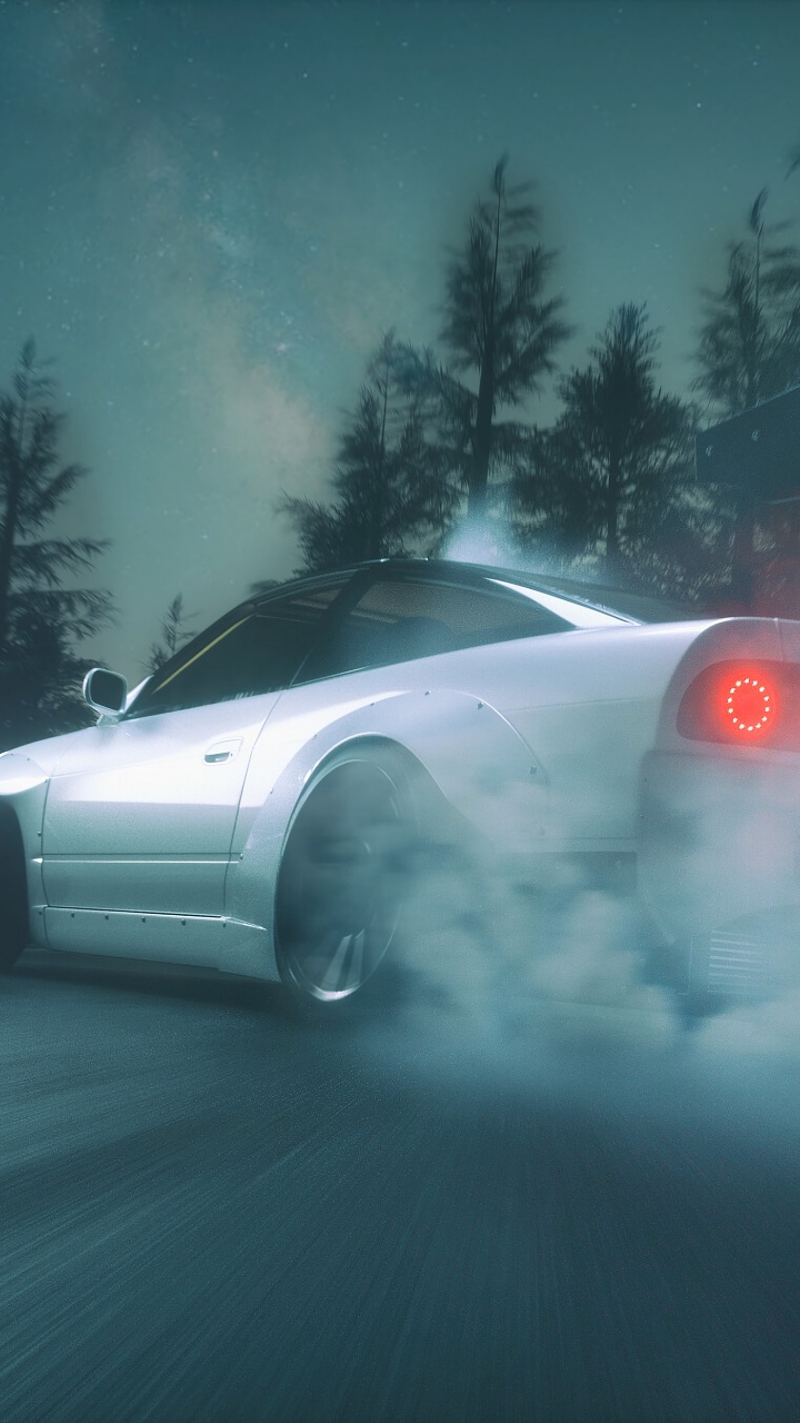 Обои Король, игры, спорткар, вождение, снег в разрешении 720x1280