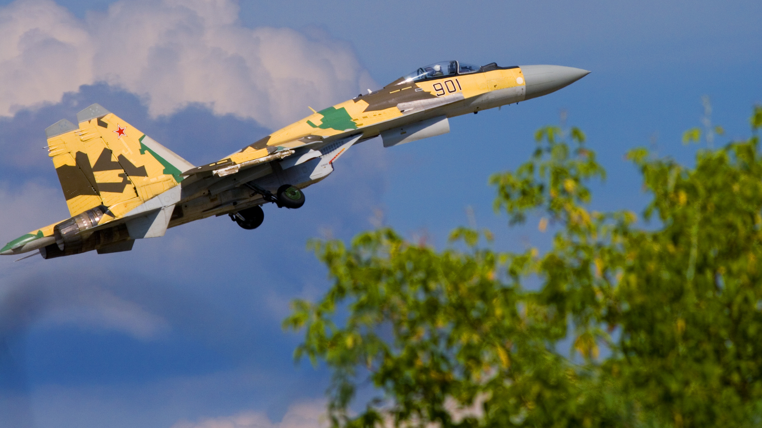 Обои воздушные силы, российские ВВС, авиация, самолеты, самолет в разрешении 2560x1440