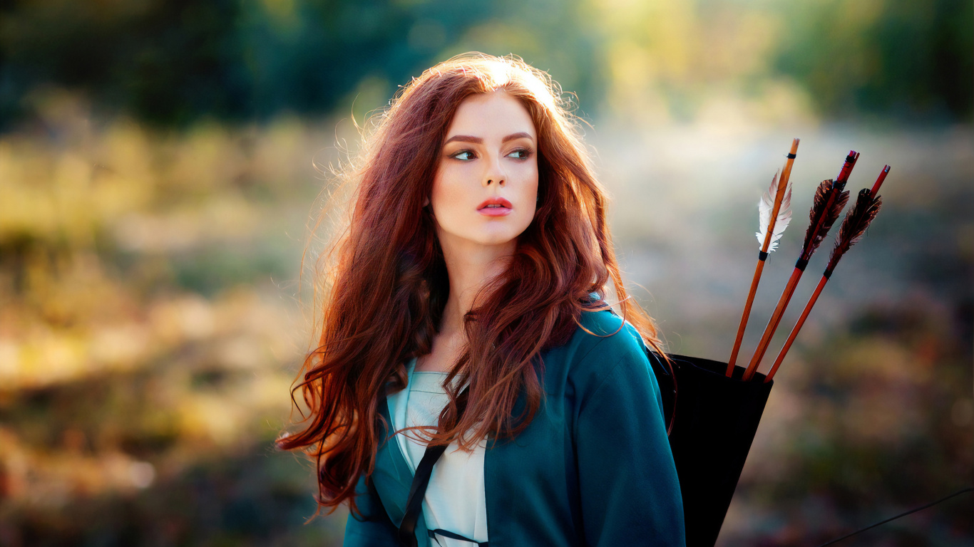 Обои Тереза Smyser, волосы, Люди в природе, лицо, губа в разрешении 1366x768