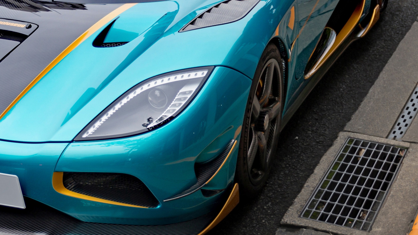 Обои Koenigsegg One 1, Кенигсегг, легковые автомобили, спорткар, Кенигсегг Йеско в разрешении 1366x768