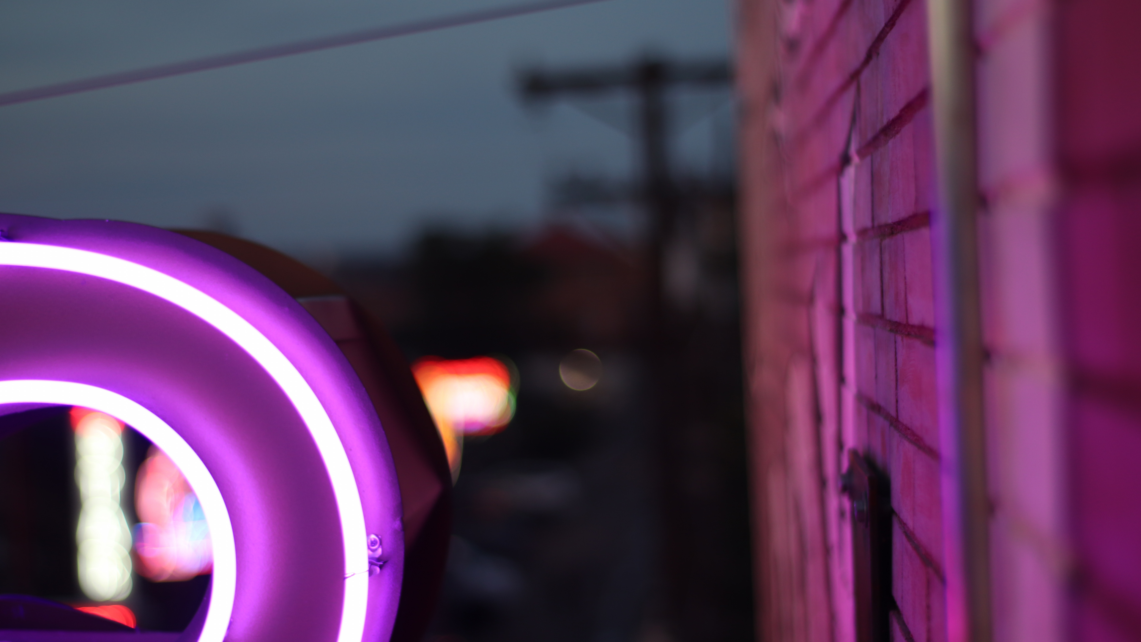 Обои розовый, пурпурный цвет, колесо, Фиолетовый, шина в разрешении 3840x2160