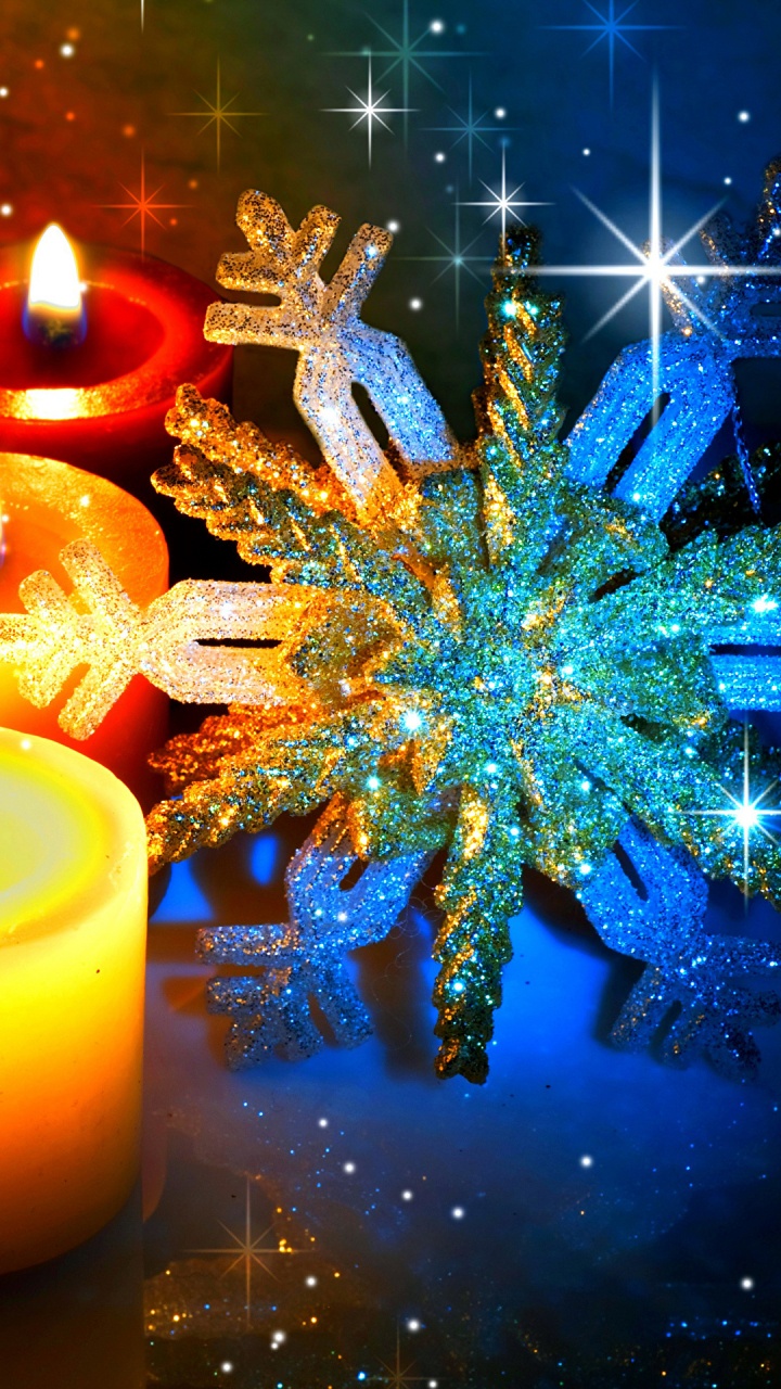 Обои Новый год, праздник, освещение, свеча, Рождество в разрешении 720x1280