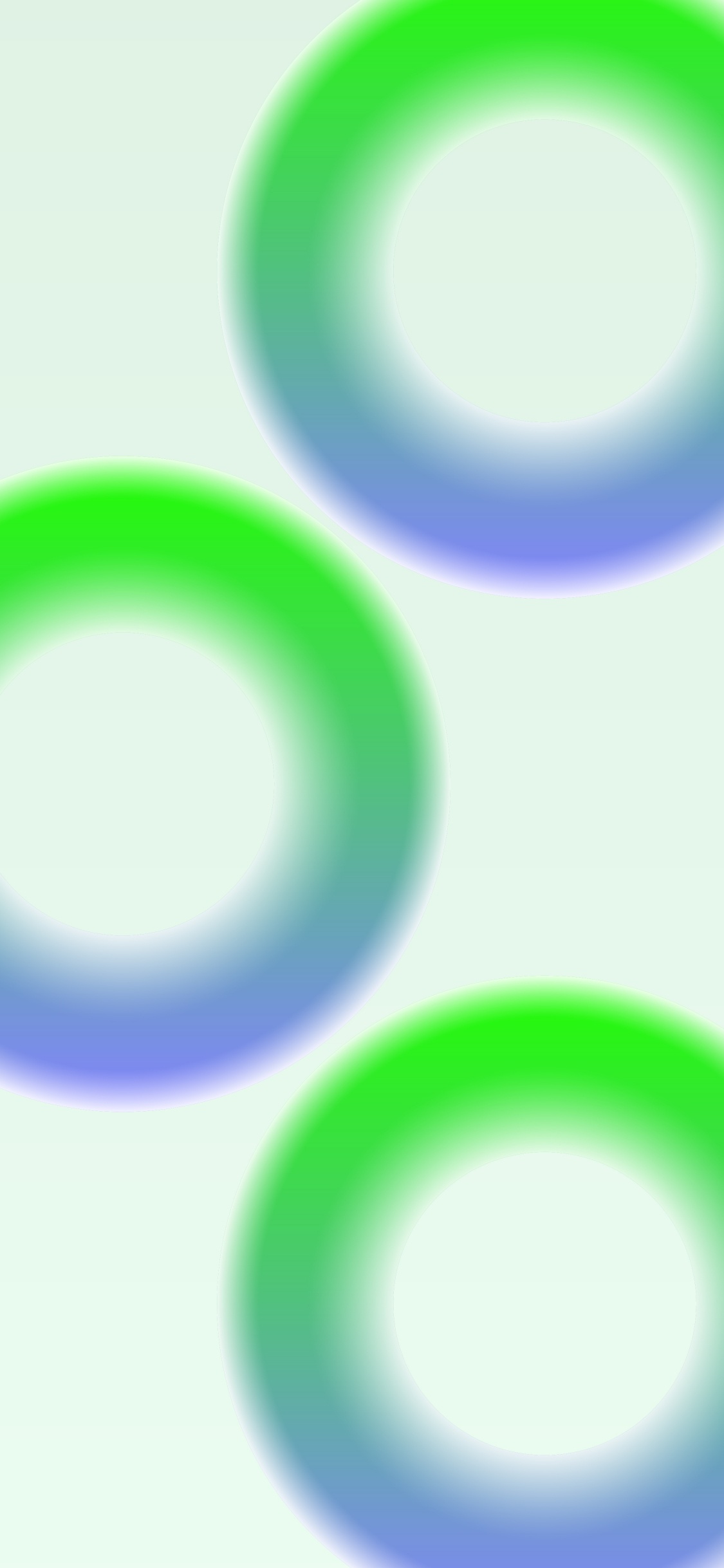 Обои круг, графический дизайн, красочность, материальное свойство, электрик в разрешении 1125x2436