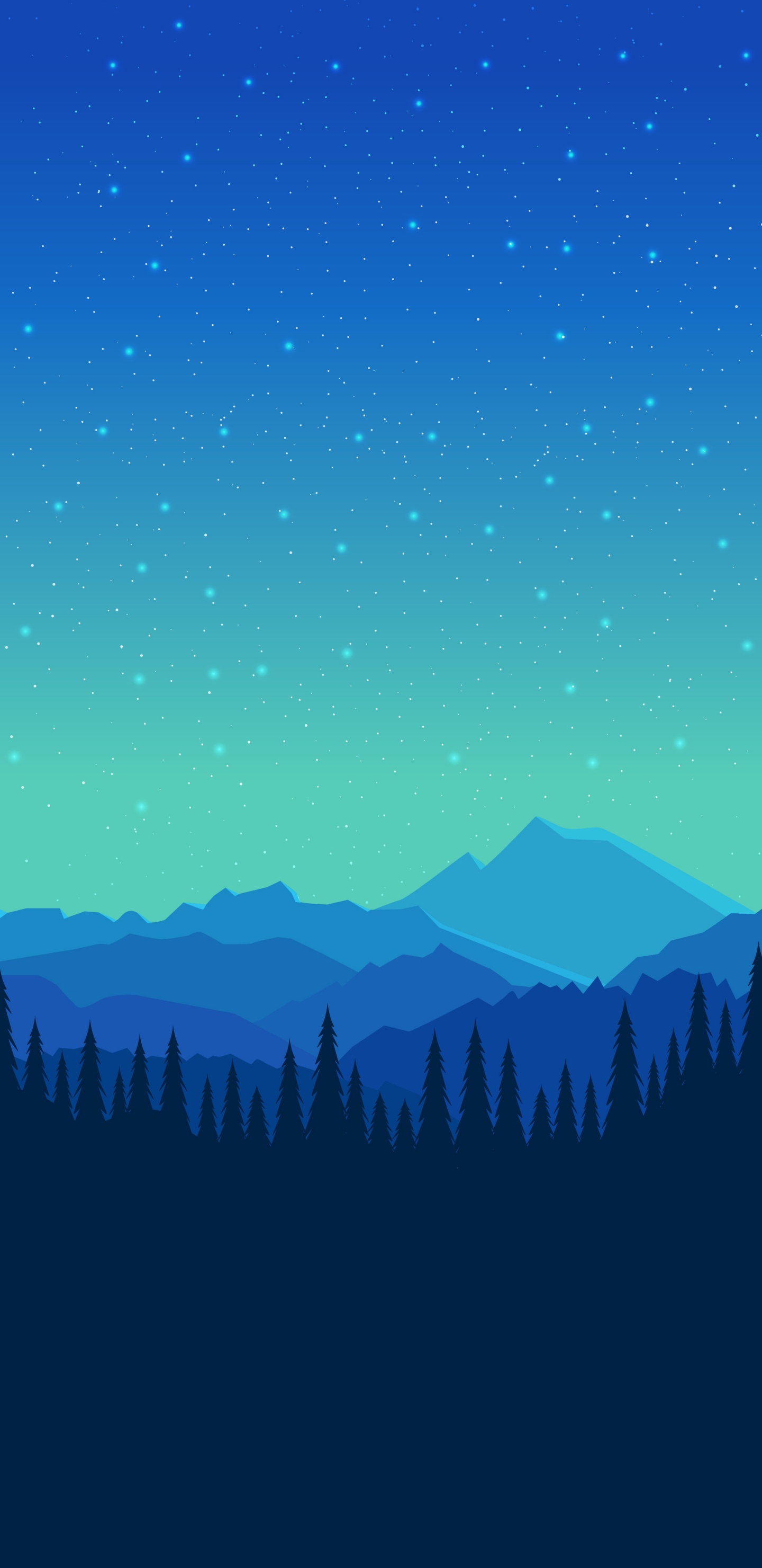 Обои саммит, лиственница, пихта, сосна, горный хребет в разрешении 1440x2960