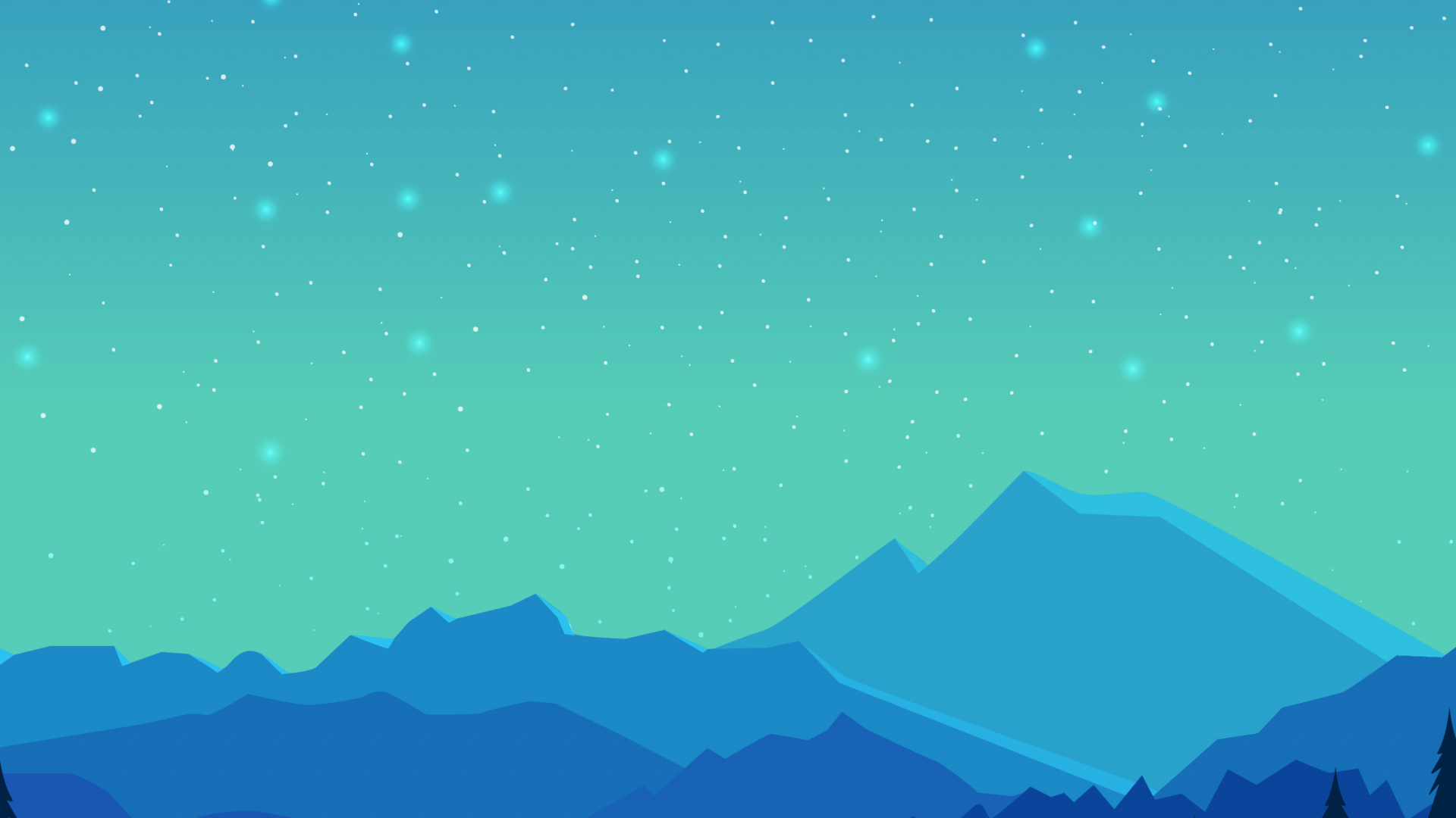 Обои саммит, лиственница, пихта, сосна, горный хребет в разрешении 1920x1080