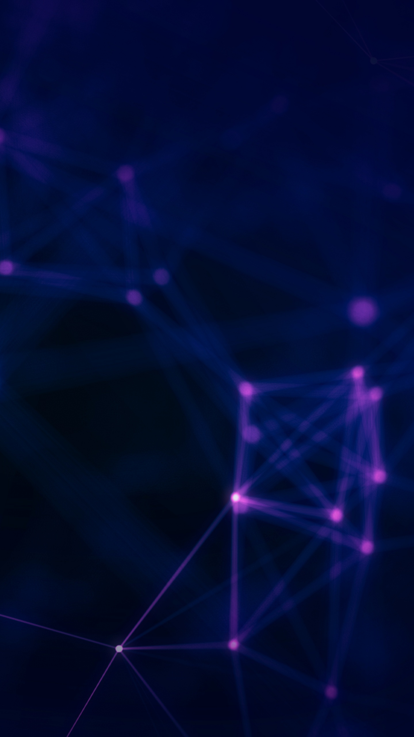 Обои Фиолетовый, свет, пурпур, линия, космос в разрешении 1440x2560