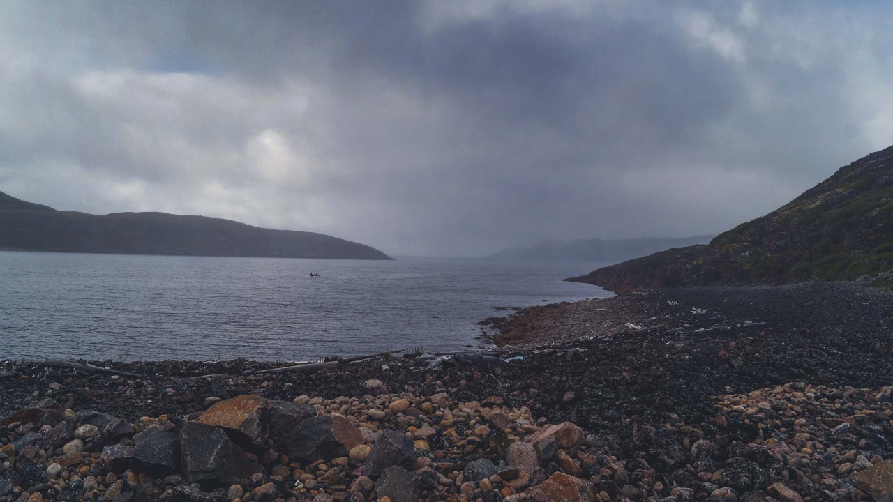 Обои фьорд, берег, побережье, море, гора в разрешении 1280x720