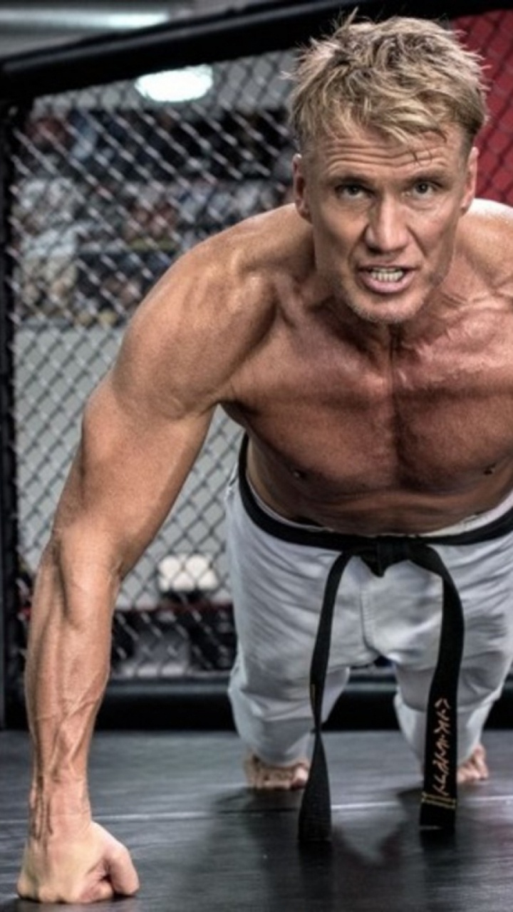 Обои Дольф Лундгрен, рука, Бодибилдинг, мышца, физическая подготовка в разрешении 720x1280