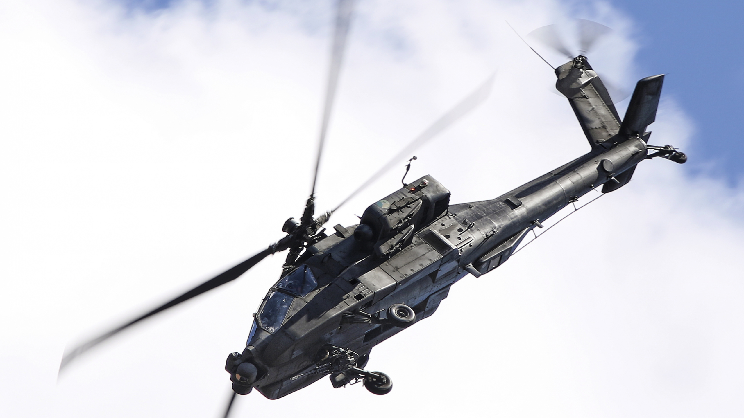 Обои ударный вертолет, военный вертолет, винтокрылая машина, авиация, воздушные силы в разрешении 2560x1440