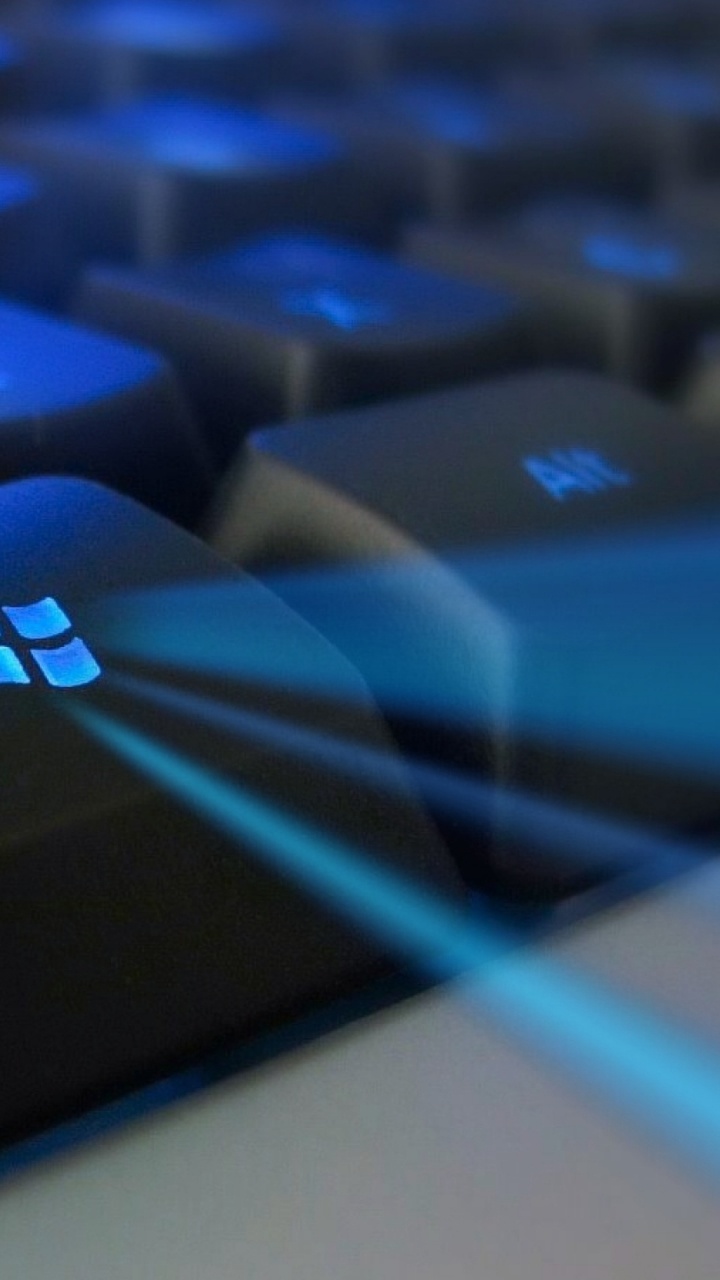 Обои windows 10, microsoft windows, Корпорация Microsoft, синий, электронное устройство в разрешении 720x1280