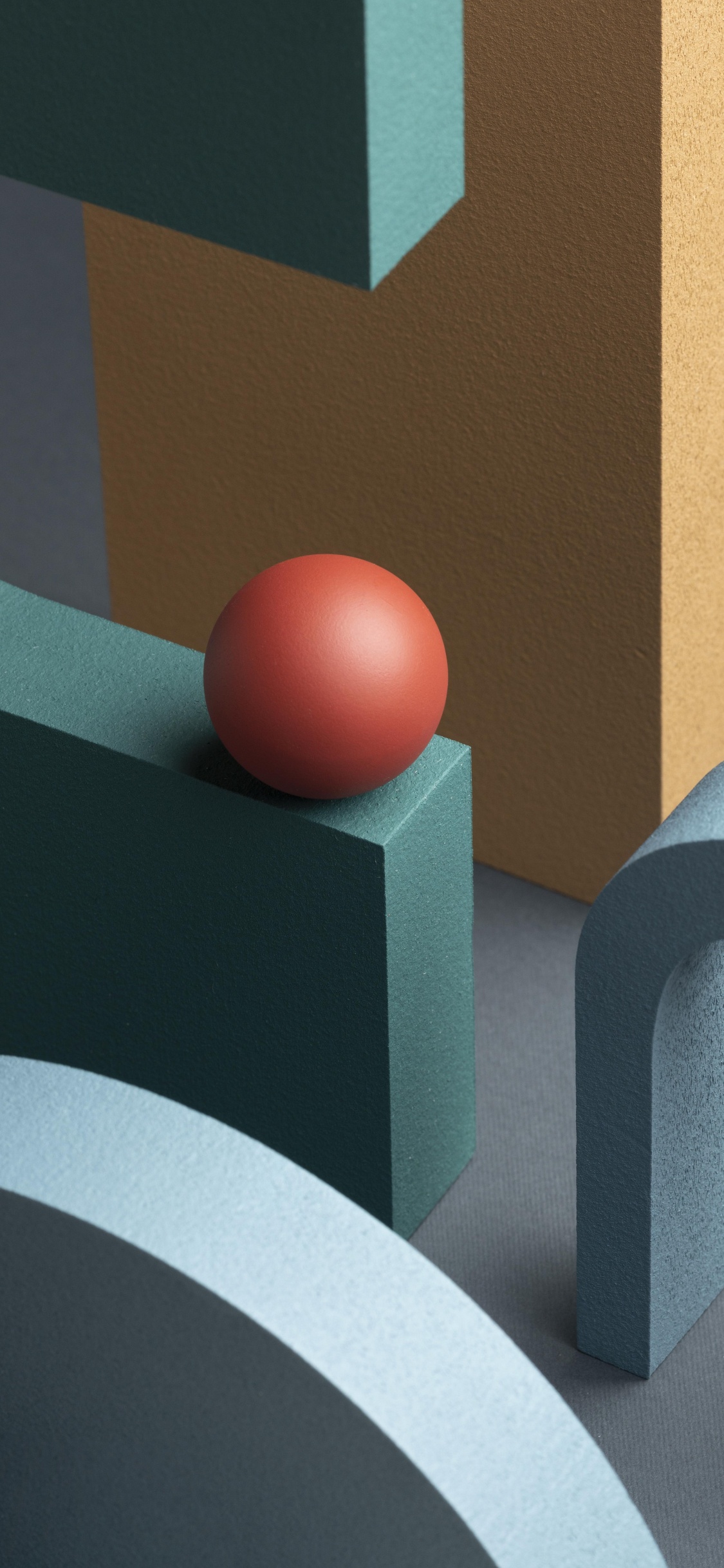 Обои закон, графика, абстрактное искусство, 3d визуализация, арт в разрешении 1125x2436