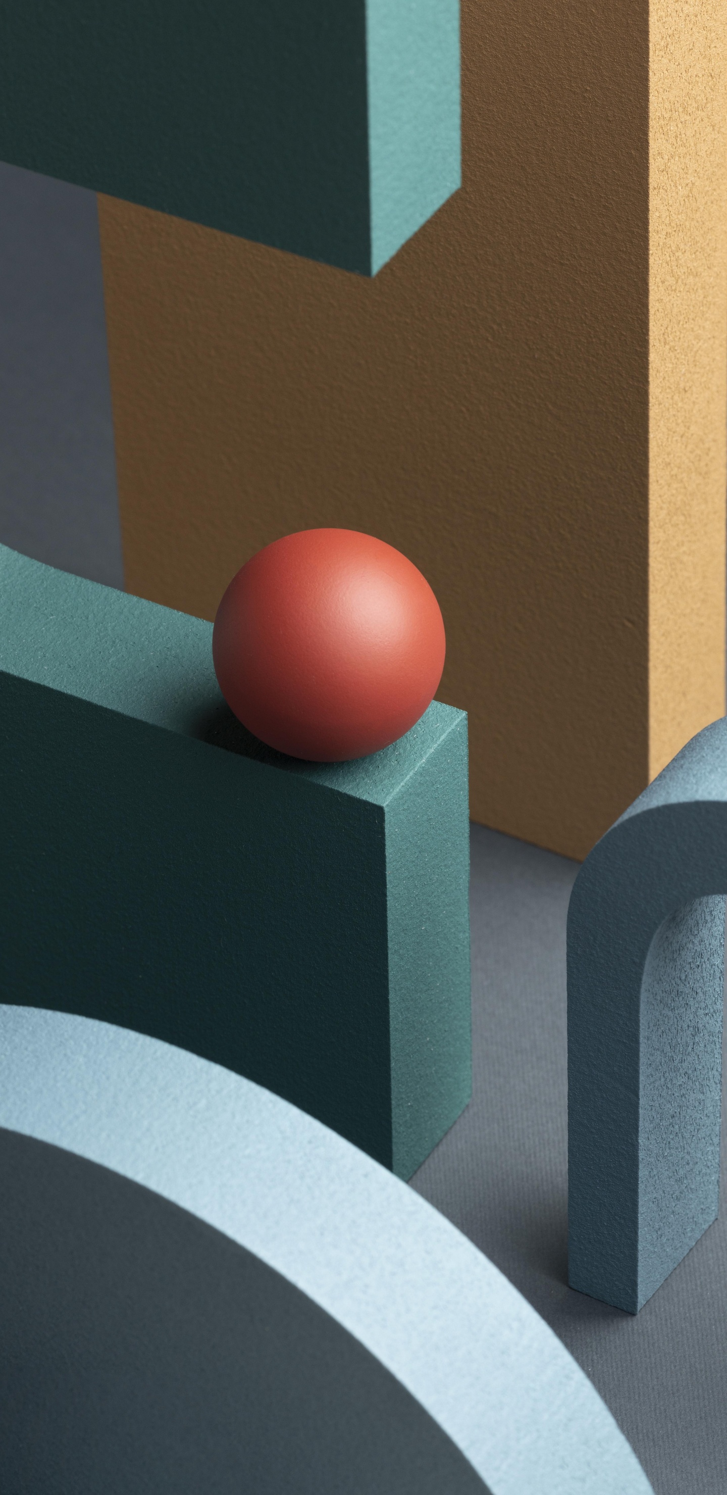 Обои закон, графика, абстрактное искусство, 3d визуализация, арт в разрешении 1440x2960