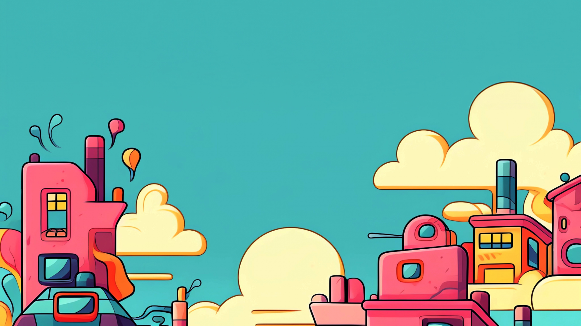 Обои ios, вещи 3, Эпл, андроид, арт в разрешении 1920x1080