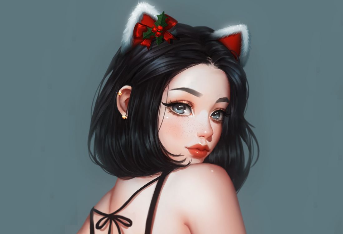 Рисунок прикольных девушек