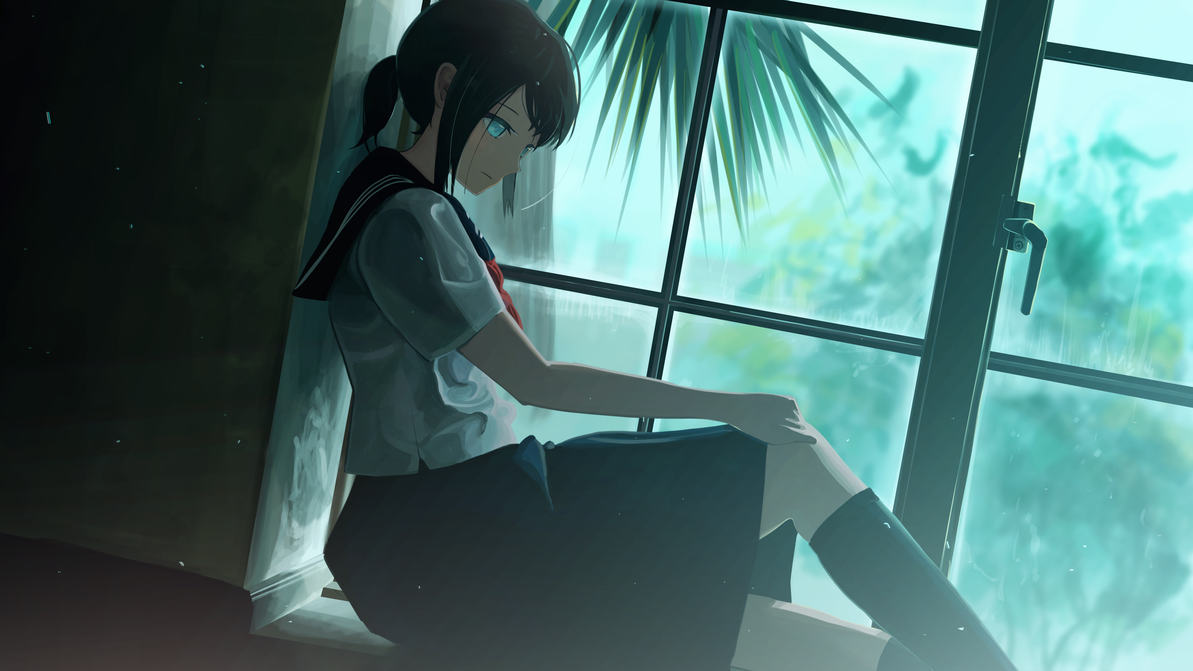 Foto 2048x1152 Anime Priklyuchencheskaya Igra Animaciya Illyustraciya Sidyashij Kartinka Dlya Shapki Youtube Kanala Besplatno