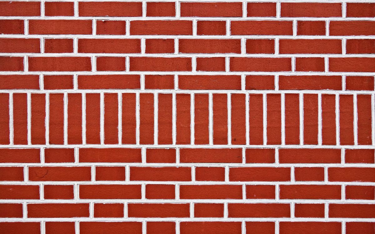 Обои кирпич, стена, кирпичная кладка, линия, узор в разрешении 2560x1600
