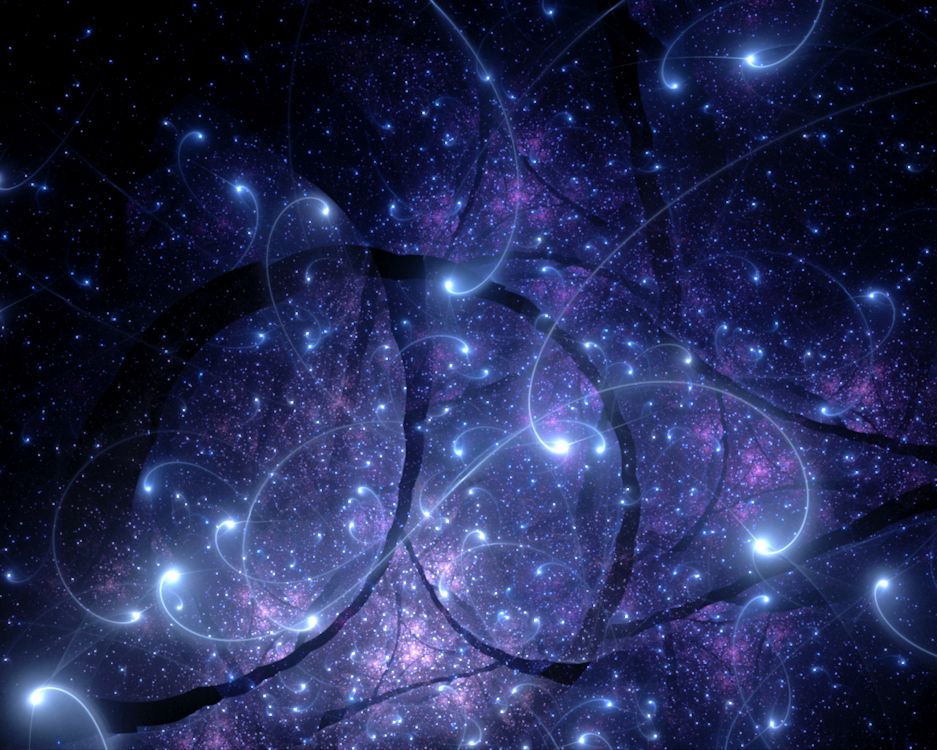 Обои фрактальное искусство, фрактал, космическое пространство, пурпур, астрономический объект в разрешении 2560x2048