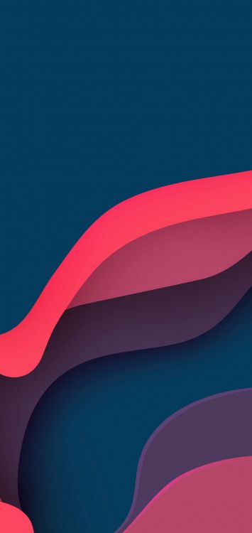 Обои ios, яблоко, розовый, склон, Фиолетовый в разрешении 970x2048