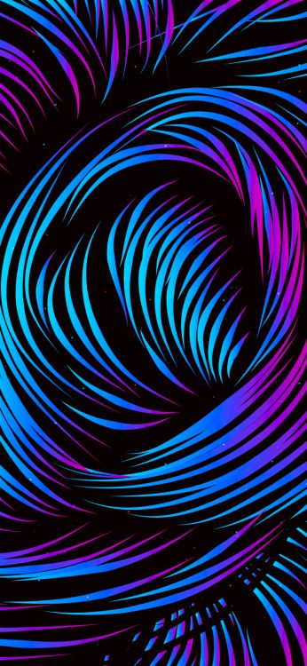 Обои ios, iOS 12, яблоко, лазурный, пурпур в разрешении 768x1662