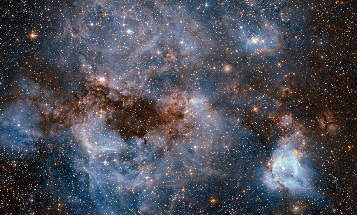 Обои Млечный Путь, Галактика, большое Магелланово облако, звезда, Астрономия в разрешении 5764x3481