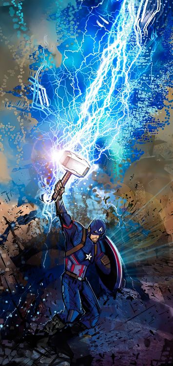 Обои визуальное искусство, арт, иллюстрация, супергерой, мультфильм в разрешении 1421x3000