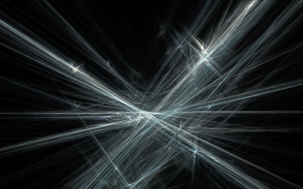 Обои черный, свет, фрактальное искусство, линия, линии в разрешении 1920x1200