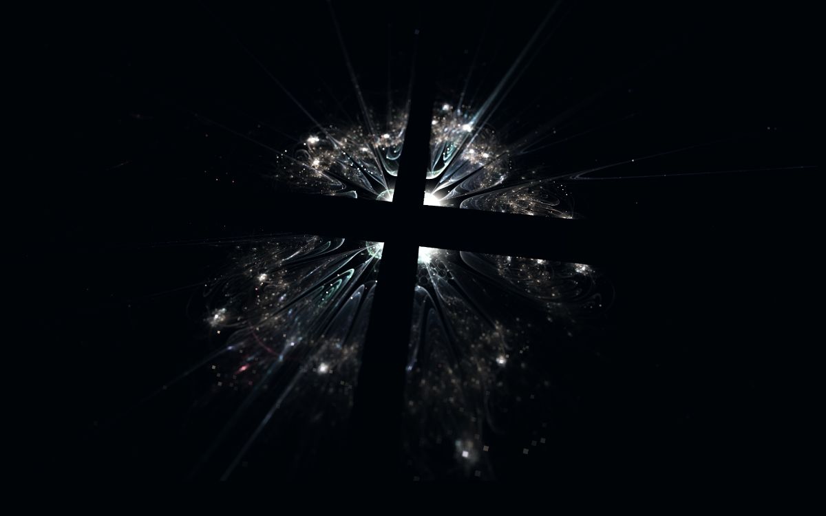 Обои атмосфера земли, темнота, полночь, Радоваться Что Он Воскрес, черный и белый в разрешении 5120x3200