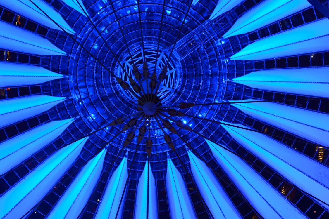 Обои синий, электрик, синий кобальт, симметрия, узор в разрешении 6000x4000