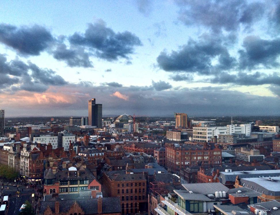 Обои городской район, город, городской пейзаж, облако, линия горизонта в разрешении 3008x2317