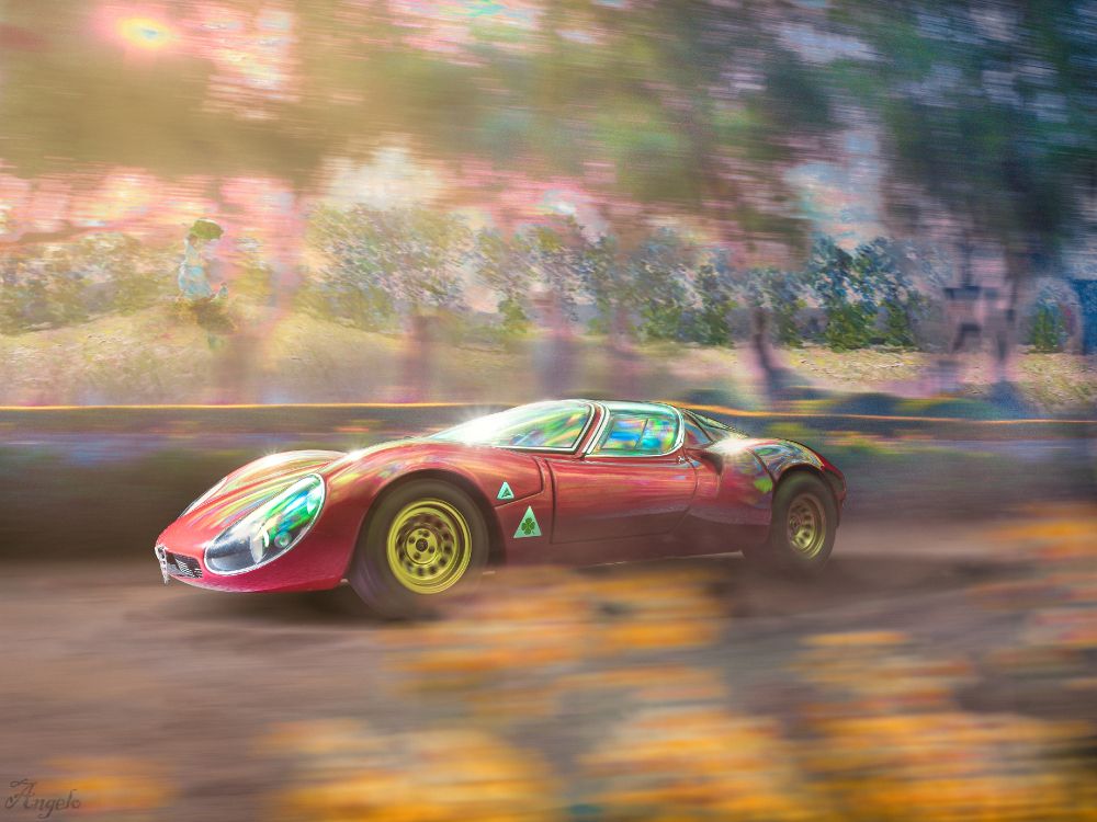 Обои Альфа Ромео, авто, спорткар, гоночный автомобиль, кузов купе в разрешении 3840x2880