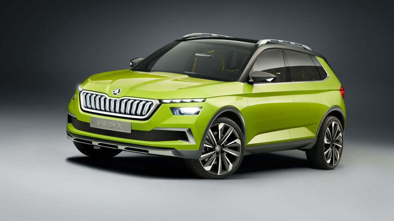Обои skoda visin x, koda vision x, код видения e, skoda octavia, автомобильный код в разрешении 3840x2160