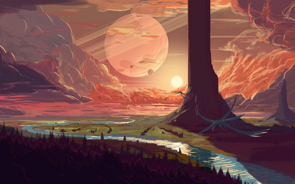 Обои смерть в космосе, атмосфера, экорегион, природа, окружающая среда в разрешении 2560x1600