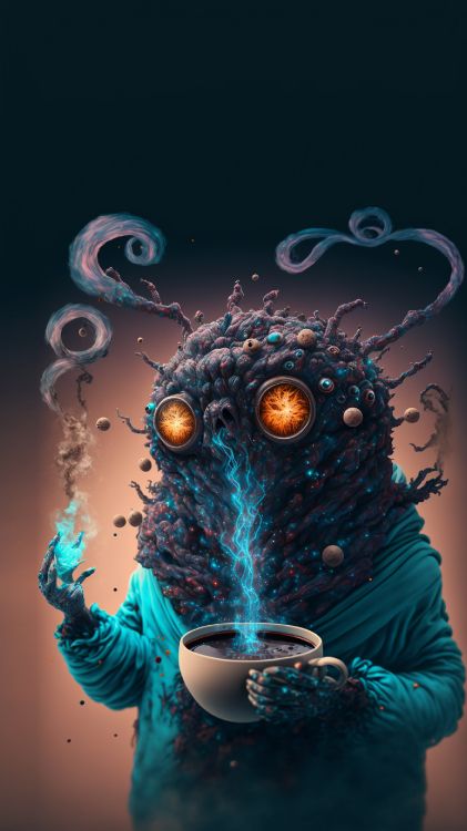 Обои крупный план, лазурный, рукав, жест, арт в разрешении 1620x2880