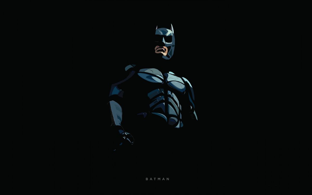 Обои Бэтмен, комиксы dc, темнота, графический дизайн, художник в разрешении 3840x2400