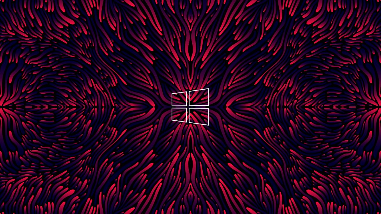 Обои пурпурный цвет, электрик, симметрия, узор, арт в разрешении 7680x4320