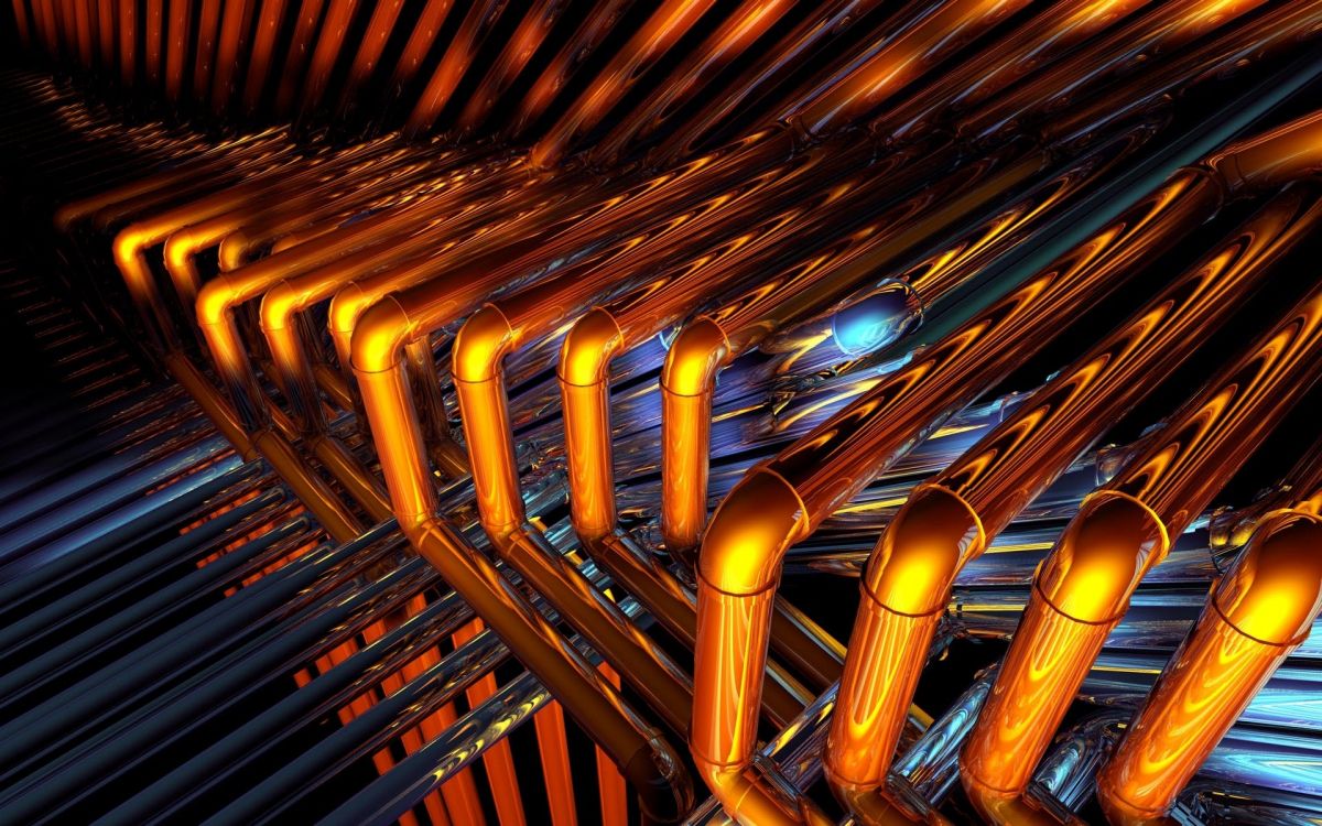 Обои линия, металл, симметрия, свет, музыкальный инструмент аксессуар в разрешении 1920x1200