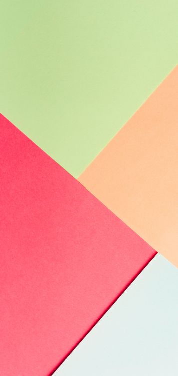 Обои Апельсин, цветная бумага, бумага, треугольник, прямоугольник в разрешении 1420x3000